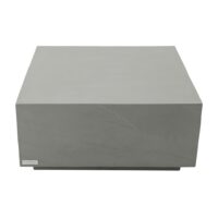 Table basse en béton fibré 86x86x41 cm-Béton-Gris-ELEMENTI