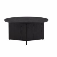 Table basse en bois de couleur noire-Bois-Noir-Vind