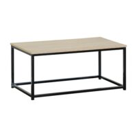 Table basse rectangle 90x48cm bois-Bois-Marron-Concept Usine