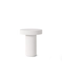 Table basse ronde blanche--Blanc-Koketto Home