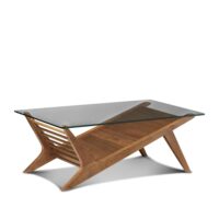 Table basse scandinave en bois marron-Bois-Marron-PIB