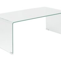 Table basse verre de sécurité transparent-Verre-Transparent-Beliani