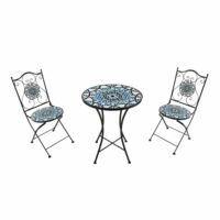 Table bistrot avec 2 chaises