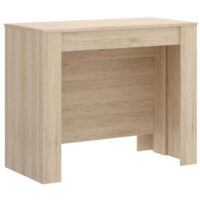 Table console effet bois-Bois-Marron-duehome