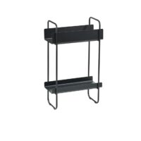 Table console en acier laqué noir--Noir-Zone Denmark