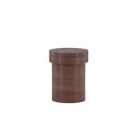 Table d'appoint brune en bois-Bois-Marron-Vind