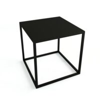 Table d'appoint en acier noir