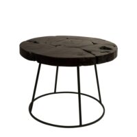 Table d'appoint en bois noir-Bois-Noir-Dutchbone