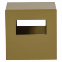 Table d'appoint en mdf jaune--Jaune-vtwonen