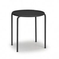Table d'appoint en métal anthracite-Métal-Gris-Scab Design