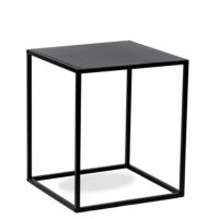 Table d'appoint industrielle en métal noir-Métal-Noir-Nordlys