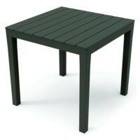 Table d'extérieur anthracite 78x78 cm--Noir-Dmora