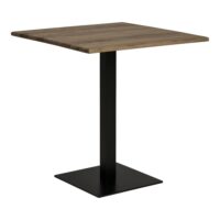 Table de repas carrée en bois de chêne l70 cm-Bois-Marron-House Nordic
