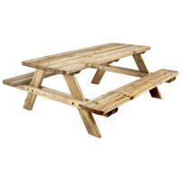Table pique nique bois 180cm-Bois-Vert-Cerland