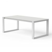 Table repas blanche plateau céramique-Céramique-Blanc-Au jardin de Chloé