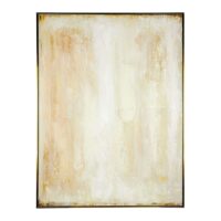 Tableau - 90 x 120 cm--Doré-Blanc d’Ivoire