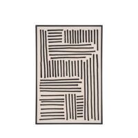 Tableau contemporain - noir et blanc--Blanc-House Nordic