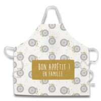 Tablier de cuisine ''bon appétit ! En famille''--Multicolore-Future Home