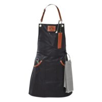 Tablier pour barbecue en coton noir-Coton-Noir-GEFU