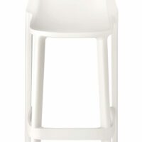 Tabouret design en plastique blanc-Plastique-Blanc-Scab Design