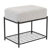 Tabouret design en tissu noir-Tissu-Noir-BOITE A DESIGN