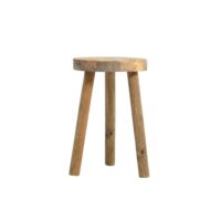 Tabouret en bois  marron-Bois-Marron-Hannun