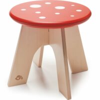 Tabouret enfant--Rouge-Tender Leaf Toys