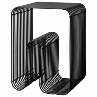 Tabouret métal noir 32