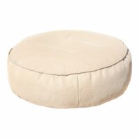 Tabouret rond extérieur xl beige raphia--Beige-MX HOME