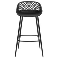 Tabourets de bar (x2) siège coque avec petits accoudoirs