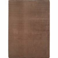 Tapis à poils doux lavable mocca 160x220cm--Marron-STUDIO DECO