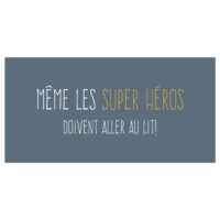 Tapis coton enfant imprimé enfant  60x120 cm bleu-Coton-Bleu-Today