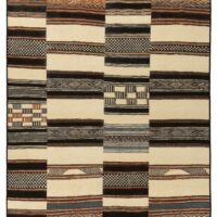 Tapis d'extérieur tissé plat - Beige 80x165 cm--Beige-Gino Falcone