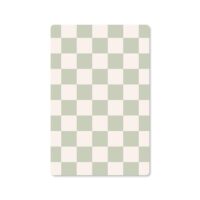 Tapis de jeu enfant  carreaux vert 85x130cm--Vert-Decochic