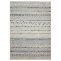 Tapis de salon moderne bleu 120x170 cm--Bleu-Carpet Living