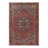 Tapis design finition couture anglaise 200 x 290 cm--Rouge-AFK Living