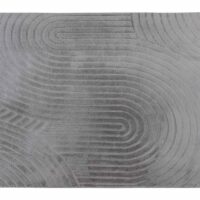 Tapis en 100% polyester gris anthracite 120x170 cm--Gris-Best Mobilier