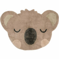 Tapis en coton marron-Coton-Beige-Nattiot