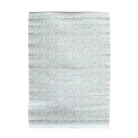 Tapis en polypropylène 120 x 180 cm de long turquoise-Polypropylène-Bleu-Toilinux