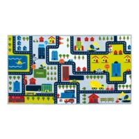 Tapis enfant imprimé circuit 75x133 cm--Multicolore-The Deco Factory