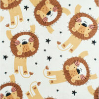 Tapis enfant motif lion Beige 160x230-Nazar