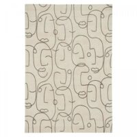 Tapis entrée 120x180 laine beige--Beige-SCION LIVING