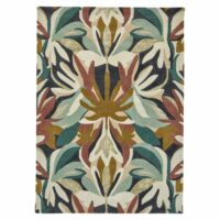 Tapis entrée 140x200 laine marron--Marron-Harlequin