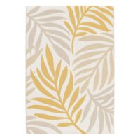 Tapis intérieur/extérieur motif végétal 120x170cm--Beige-sweeek
