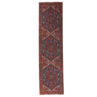 Tapis lavable de couloir rouge 75x150cm--Rouge-Flair Rugs