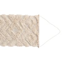 Tapis mural à suspendre 50 x 80 cm hilda--Blanc-ebuy24