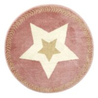 Tapis polyester[ ]rose[ ][]--Rose-The Home Deco Factory