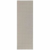 Tapis salon 120x170cm crème géométrique--Beige-ELLE Décoration