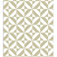 Tapis vinyle forme géométrique vert pastel 300x200cm--Jaune-Home and Living