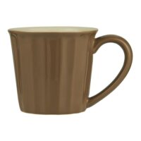Tasse à café grès noisette 9x12.5--Multicolore-IB Laursen